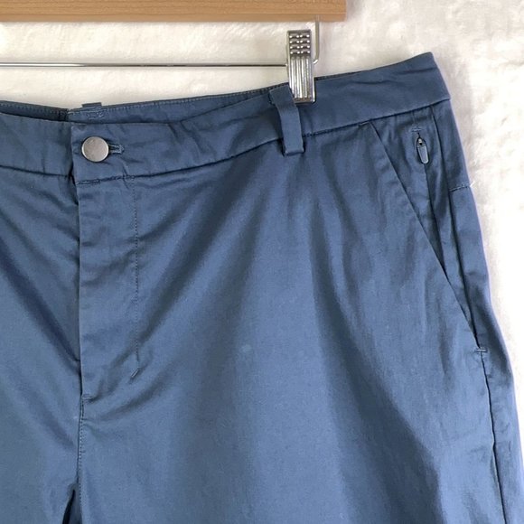 Lululemon Commission Short Slim Chino 9" True Navy Mens 38 Water Repellent EUC - Picture 11 of 14